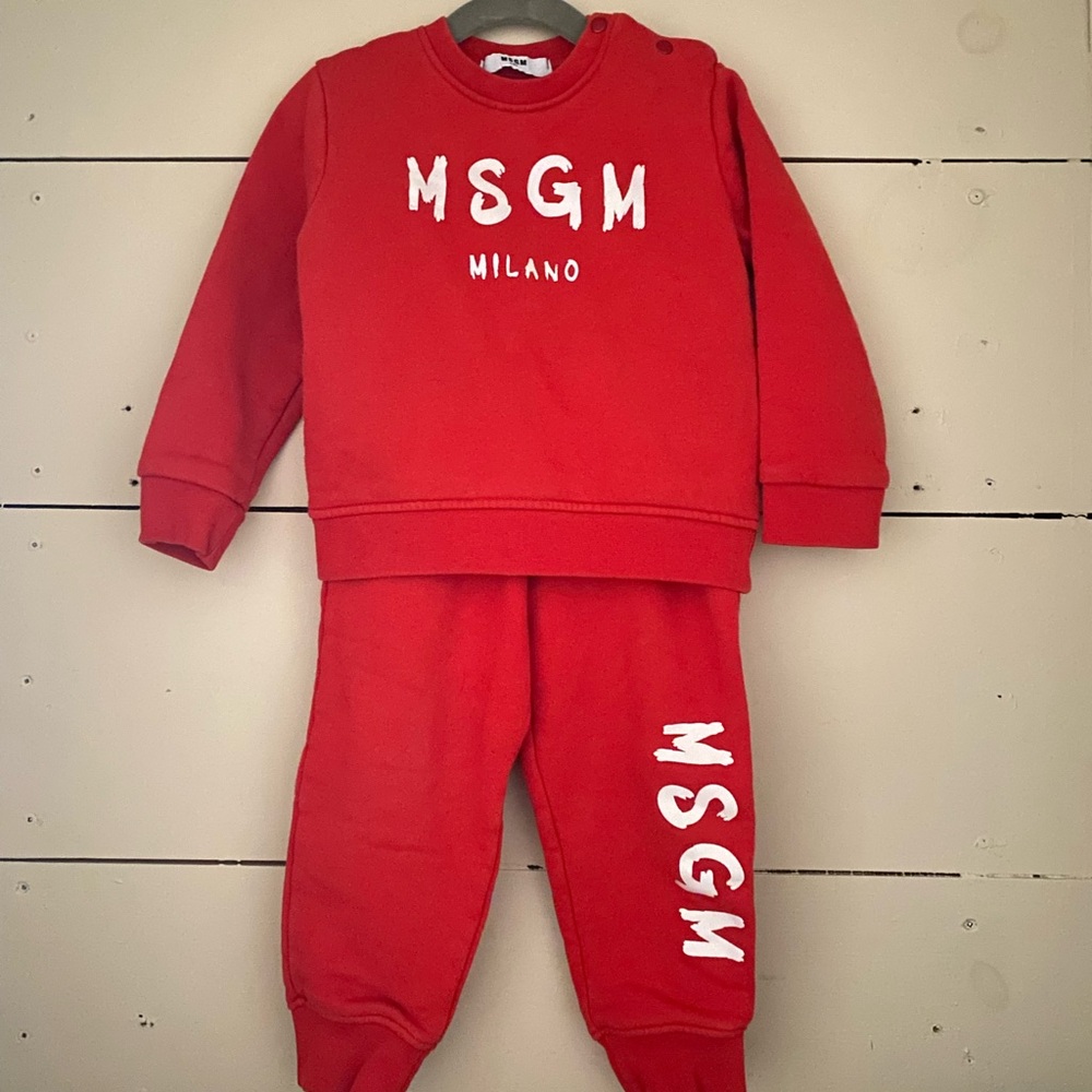 MSGM MILANO kids track suit set